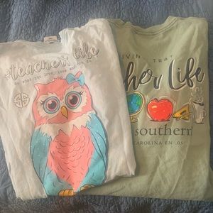 Teacher Life bundle from Simply Southern - you get both shirts!